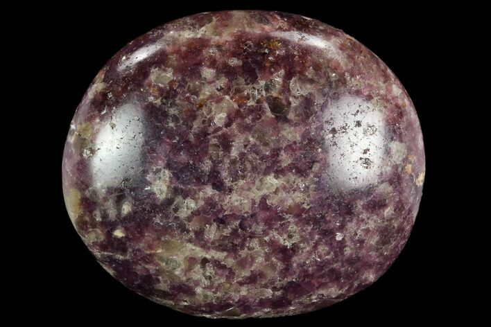 Sparkly, Purple Lepidolite Palm Stone - Madagascar #119290